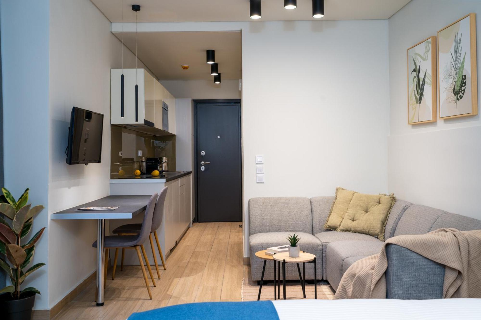 Classy 103 Studio Apartment In The Heart Of เอเธนส์ ภายนอก รูปภาพ